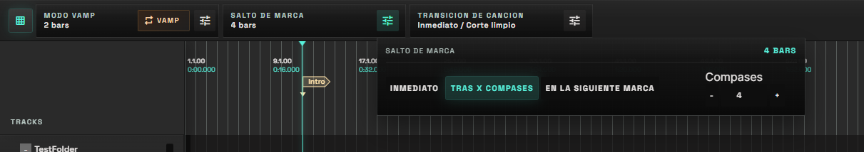Modos de salto de marca