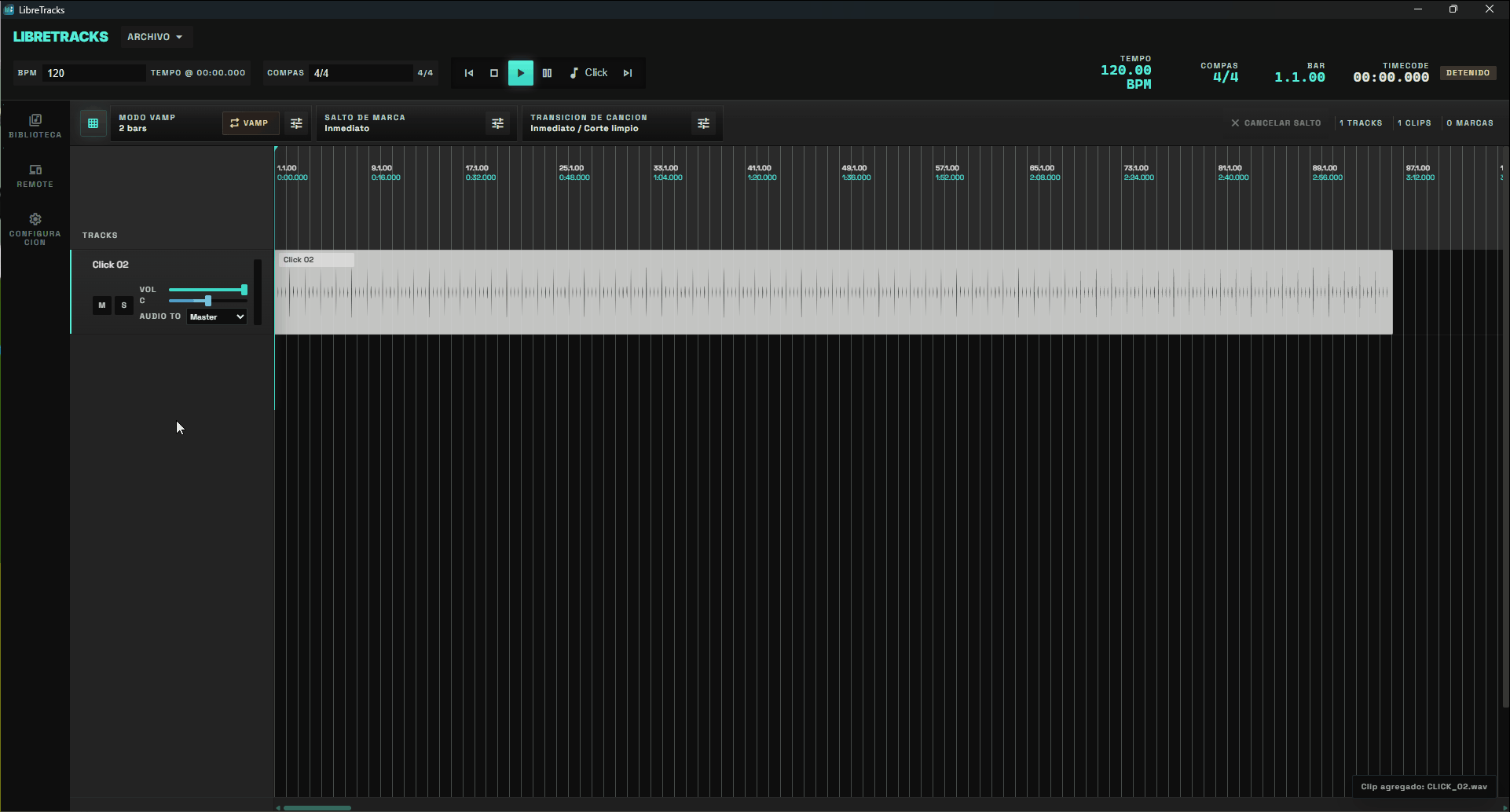 Tracks and folders